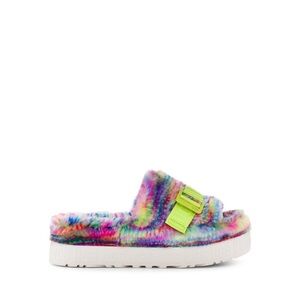 UGG Multicolor Fuzzy Mules